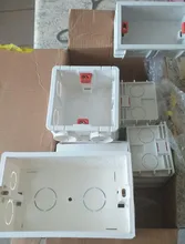 Mounting-Lining-Box Socket Cassette Wall-Switch Wallpad White-Wall for 86--86mm Universal