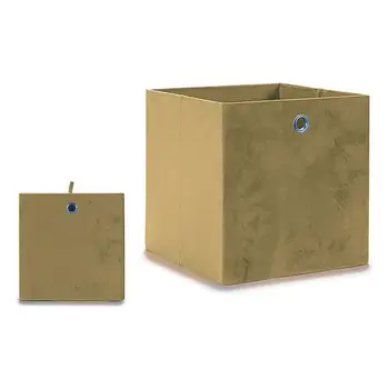 

Storage Box Gift Decor Ocre (30 x 30 x 30 cm)