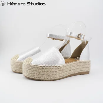 

WOMAN 2019 SUMMER-ESPARTOS PLATFORM-ESPARTO PLATFORM SANDALS CLOG BUCKLE