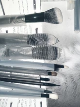 DUcare-Juego de brochas de maquillaje, 8-27 Uds., negro, profesional, pelo Natural, base en polvo, colorete, sombra de ojos