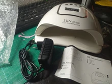 SUNX5 Max-Lámpara LED para secado de uñas, lámpara UV de hielo de 45/36/18 LED para secado de esmalte de Gel, temporizador, herramientas de manicura con Sensor automático, 90/72/36W