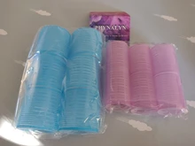 Rodillos de pelo de Color aleatorio para mujer, herramientas de peluquería para salón, rizador de cabello con autoagarre grande, sin calor, 6 uds.