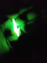 Flotador de pesca de noche con luz fluorescente, barra blanda de luces con luminosa fluorescente de 4,5x37mm, perfecta para pesca de noche o fiesta, 20/50 unidades