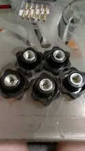 Knob Nuts-Handle Tighten Thumb Manual-Nuts Mechanical Thread Plum Black M6 M8 M10 M4