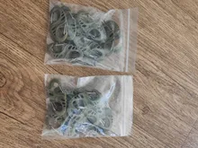 10 unids/lote S tipo mochila cierres escalada mosquetones llavero EDC Camping de ganchos Paracord táctica de supervivencia de hebillas