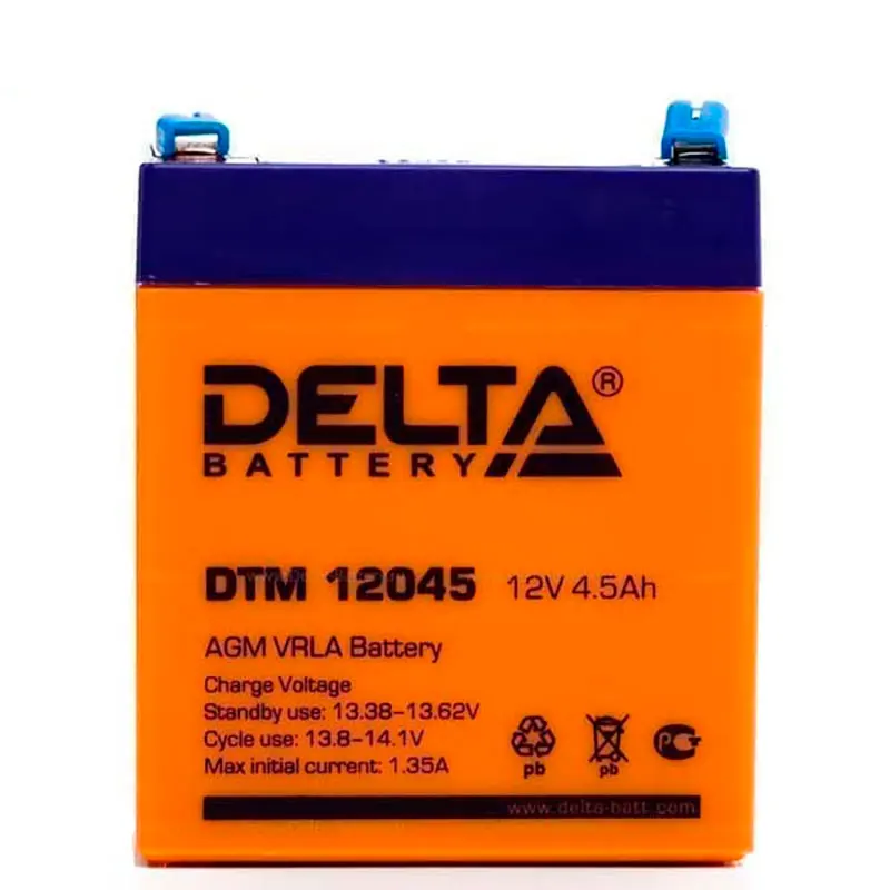 Аккумулятор 12В-4 5Аh DTM 12045 DELTA | Электроника