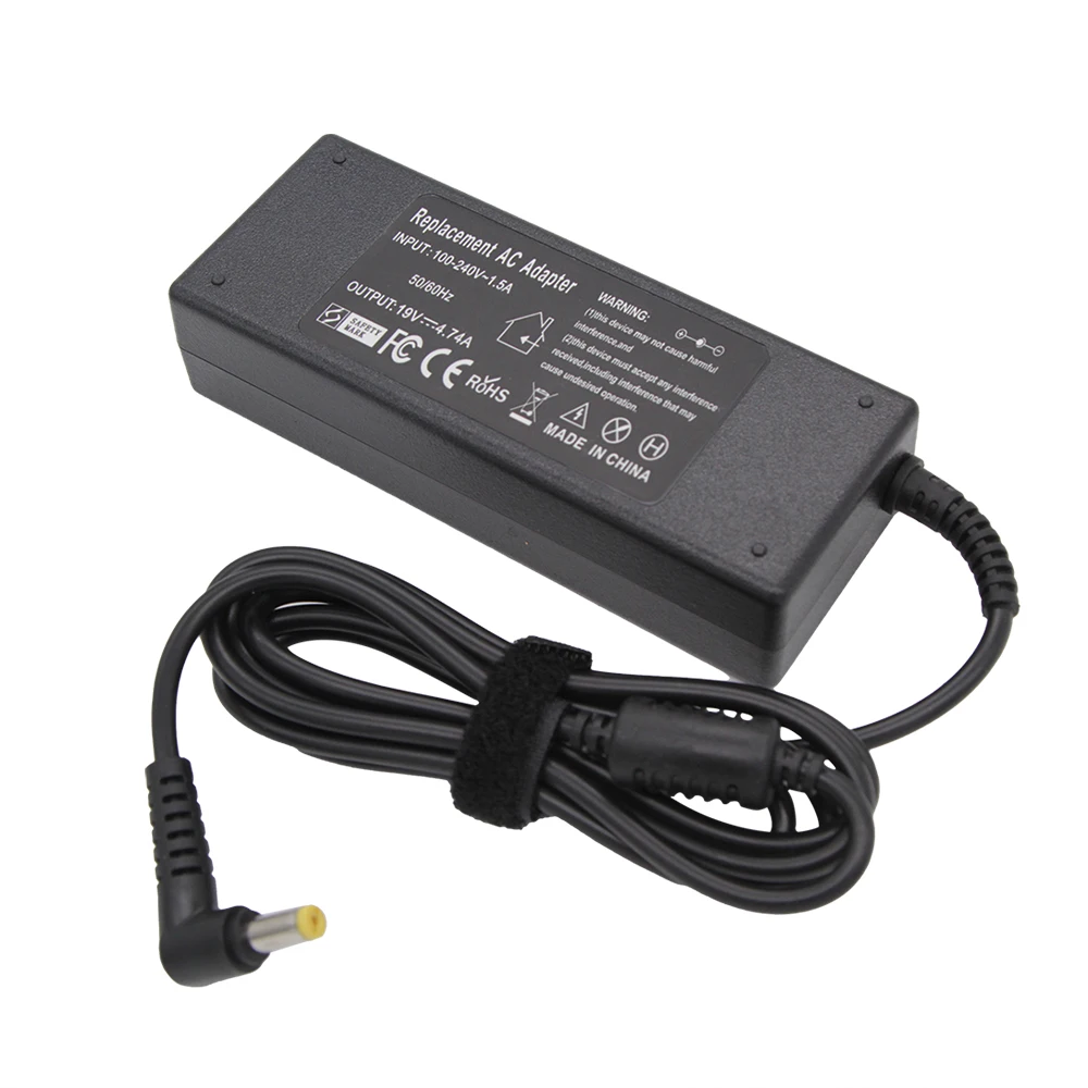 19V 4.74A 90W 5.5x1.7mm Laptop Adapter Charger for ACER ASPIRE 5750G 5755G 7110 9300 E1-531 E1-571G M5-581G V5-571P 4925G Power