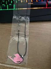 Collar de cola de hada para hombres y mujeres, colgante con logotipo de guild, joyería de Anime, cuerda de cuero, envío directo