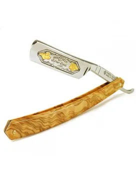 

Thiers Issard 6/8 Straight Razor Olivewood Sheep & Wolf