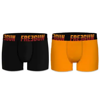 

FREEGUN Boxers type boxer pack 2/6 units in various Colour plain basic.