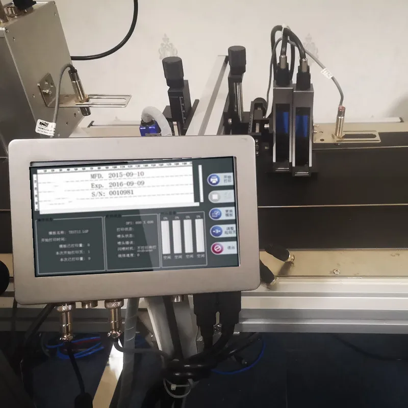 

Автоматический кодирующий аппарат 12,7 мм, Дата истечения срока годности, принтер с маской, онлайн струйный принтер, термоструйный принтер TIJ