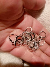 20 unids/lote 14x12mm acero inoxidable de Diy francés pendiente ganchos de alambre de configuración Base pendientes accesorios para la fabricación de la joyería