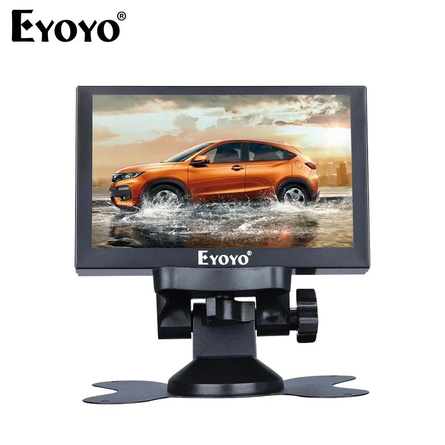Монитор заднего вида Eyoyo 5 дюймов с ЖК-дисплеем и поддержкой HDMI VGA BNC | Безопасность