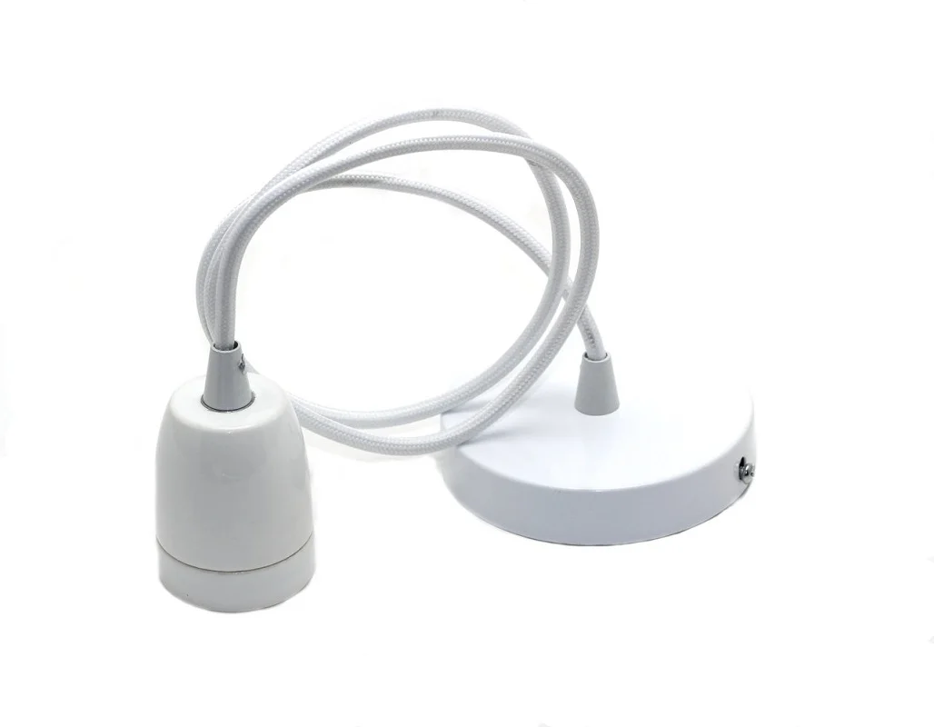 Portalámpara De Cerámica Colgante, Бmpara Colgante De Colores Con Cavo Regolabile 1 M Per Casquillo E27 C3