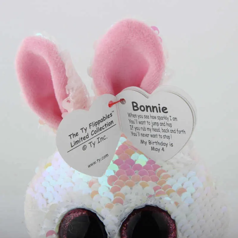 Soft toy Ty Beanie Bunny(Pink
