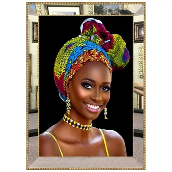 

Luxury Mirror Framed Digital Canvas Painting 60 * 80 cm