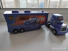 Disney Pixar-juguetes de Cars 2 y 3 para niños, Rayo McQueen, Mack, tío Black storm, jackson, camión, Daniel 1:55, juguete de modelo de coche Chico, regalo