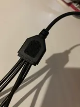 ZOSI-Divisor de energía DC de 4 vías, Cable bifurcador de corriente 1 macho a 2 hembra Dual para cámara CCTV, 5,5mm/2,1mm