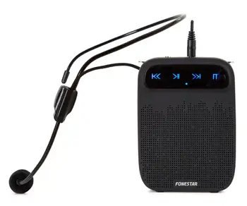 

FONESTAR ALTA-VOZ AMPLIFICADOR PORTÁTIL PARA CINTURA CON MICRÓFONO Y GRABADOR USB/microSD/MP3