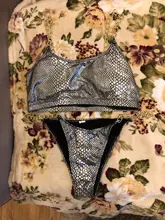 Chain Swimsuit Bikini-Set Bandeau Sexy Women Summer Biquini Peachtan Female Mellatic