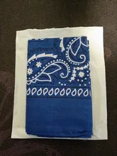 Pañuelo cuadrado de Cachemira roja para mujer, hombre, niño y niña, Bandana 2020 algodón, moda de Hip Hop, 54cm x 54cm, negro, 100%