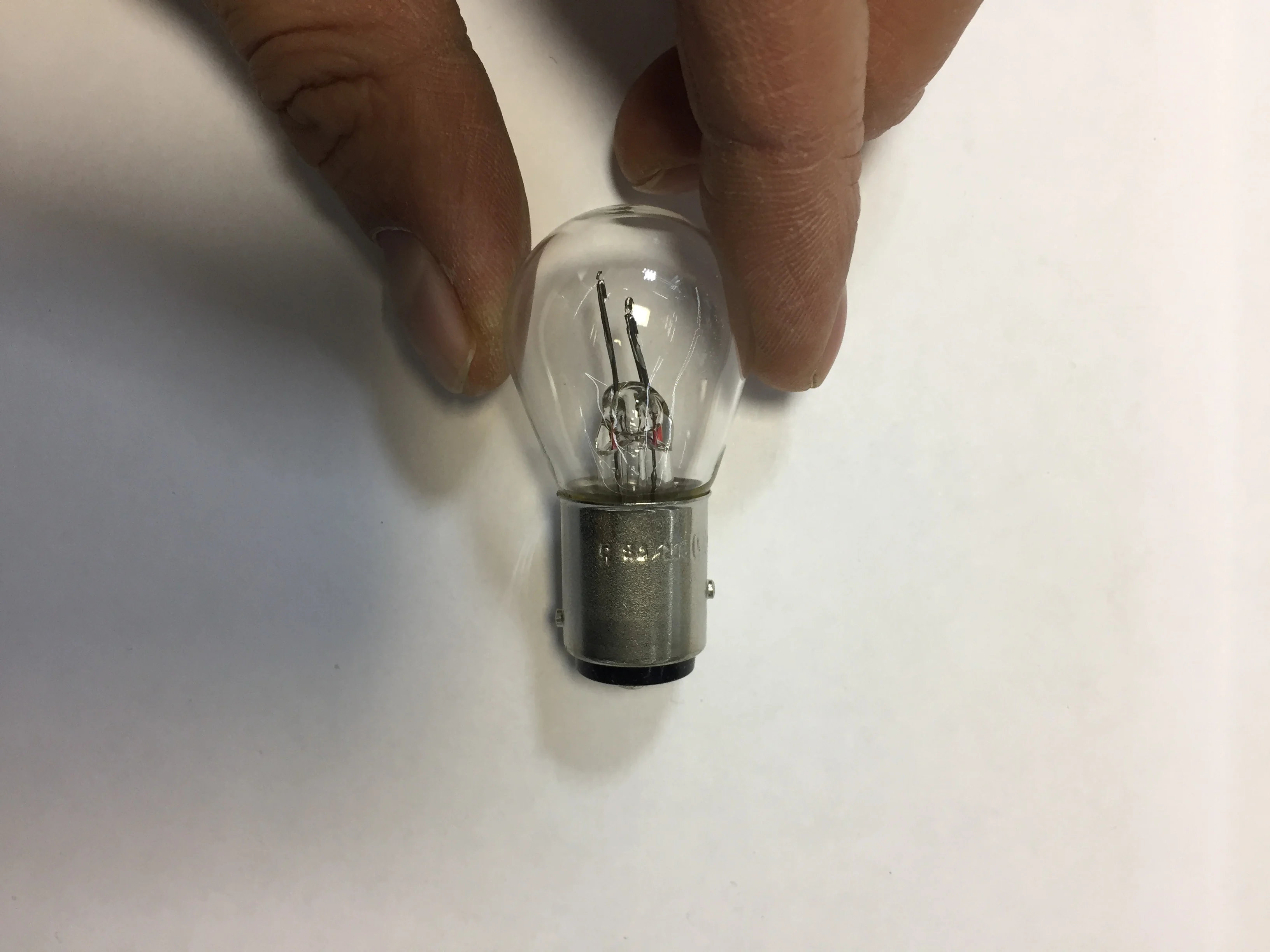 10 шт лампа сигнальная 12v 21/5w P21/5W BAY15d двухконтактная Philips Vision Standart 12499CP