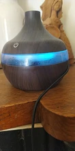 New 300ML Mini USB Air Humidifier Wood Frain Diffuser Colorful Oil Aromatherapy Ultrasonic