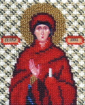 

B-1056 set for embroidery with beads "'Icon of the Prophet Anna', 11*9 cm