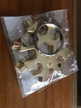 Llave de copo de nieve multifuncional 18 en 1, herramienta de acero octogonal, pequeña, Hexagonal, portátil, para campamento y supervivencia al aire libre