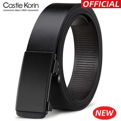 .Castle Korin Men's Belt Famous Brand Belt New Male Designer Automatic Buckle Cowhide Leather Men Belt Luxury Belt 2021 Hot New