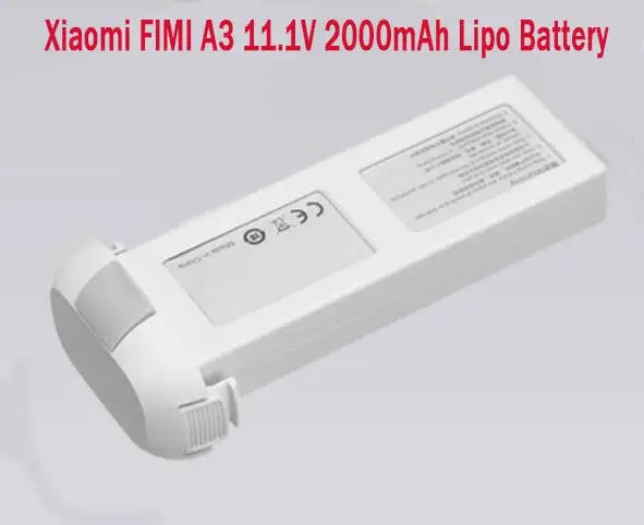 Battry для Xiaomi Fimi A3 1080p 5,8 Ghz Профессиональный Дрон 11,1 v 2000mah Lipo аккумулятор