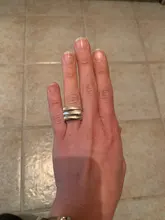 Foxanry minimalista de Plata de Ley 925 Plata Lisa anillos para las mujeres nueva moda geométricos irregulares Punk fiesta Hiphop joyería regalos