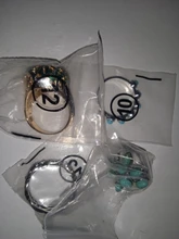 Joyería de estilo Retro dorado para mujer, anillo pintado a mano con aceite, joyería