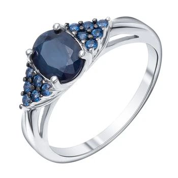 

Silver ring with Sapphire