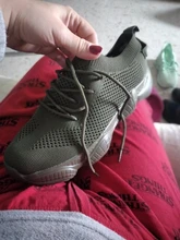 Otoño zapatillas de deporte de las mujeres de malla zapatos planos zapatos de mujer de encaje transpirable Casual Mujer Zapatos confort Color caramelo sólido damas de talla grande