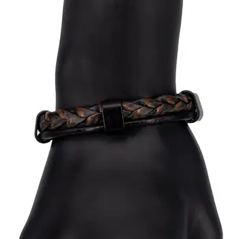 

Leather bracelet otokodesign 55462 (Brown, magnetic lock, genuine leather)