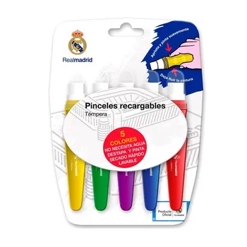

Caja temperas Real Madrid en pincel