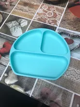 Platos de silicona con ventosa para Bebé y Niño, vajilla de placa frontal con sonrisa para bebé, juego de vajilla para bebé