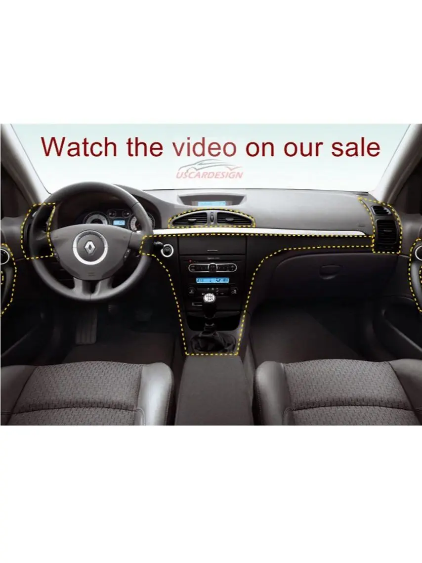 Для 2001 - 2007 Renault Laguna 2 набор рамок для внутреннего декора крышка приборной панели