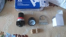 Control de presión de aire AR2000 G1/4 , Control de compresor, regulador, unidades de tratamiento, válvula con ajuste de calibre, venta al por mayor