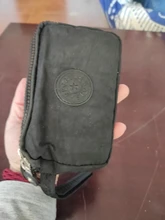 Bolso de mano con 3 cremalleras para mujer, Cartera de marca de carteras, monedero para llaves y tarjetas, monedero corto de lona para mujer y Niña