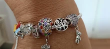 Original Pandora Jewelry Bracelet Beads Charms Ooke-Series Coffee DIY 925-Sterling-Silver