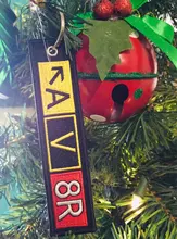 Bordado etiqueta rótulo de equipaje de moda bolsa de viaje etiqueta con Llave de Anillo regalo especial para la tripulación de vuelo de la aviación amante 3 unids/lote