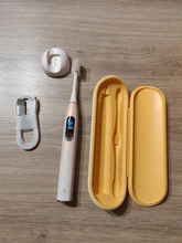 Oclean-Cepillo de dientes eléctrico sónico para adulto modelo X Pro, utensilio dental 2 en 1 versión global con pantalla táctil de carga rápida con cargador titular, impermeable con IPX7 de colores