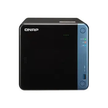 

QNAP-Storage Server (NAS) - TS-453BE-4G - 4 bays-Processor Intel Celeron J3455 quad core 1,5 GHz-