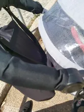 Cochecito de bebé Oxford asa de tela, cubierta de barra de parachoques, manija delantera, cubierta de barra de parachoques, silla de paseo para bebé