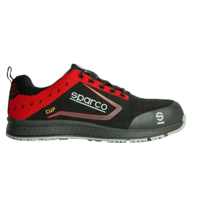 Zapatos de seguridad Sparco NITRO S3 SRC para hombre y mujer, calzado  ultraligero para correr, estilo en microfibra, ante hydro, negro y rojo -  AliExpress