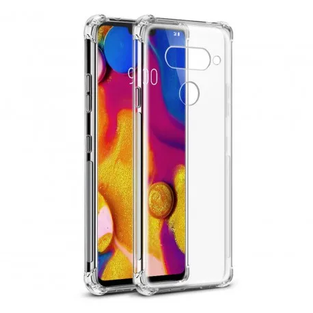 Чехол гелевый ТПУ анти-шок прозрачный для Lg V40 ThinQ |