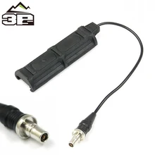 Страйкбол тактическая подсветка для оружия дистанционный двойной переключатель(1 штекер) Легкие аксессуары Weaver Rail NE07014