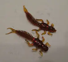 Minnow Swimbait Jigging Worm Larva Soft Lures BEARKING Fishing Artificial Bass-Pike 50mm